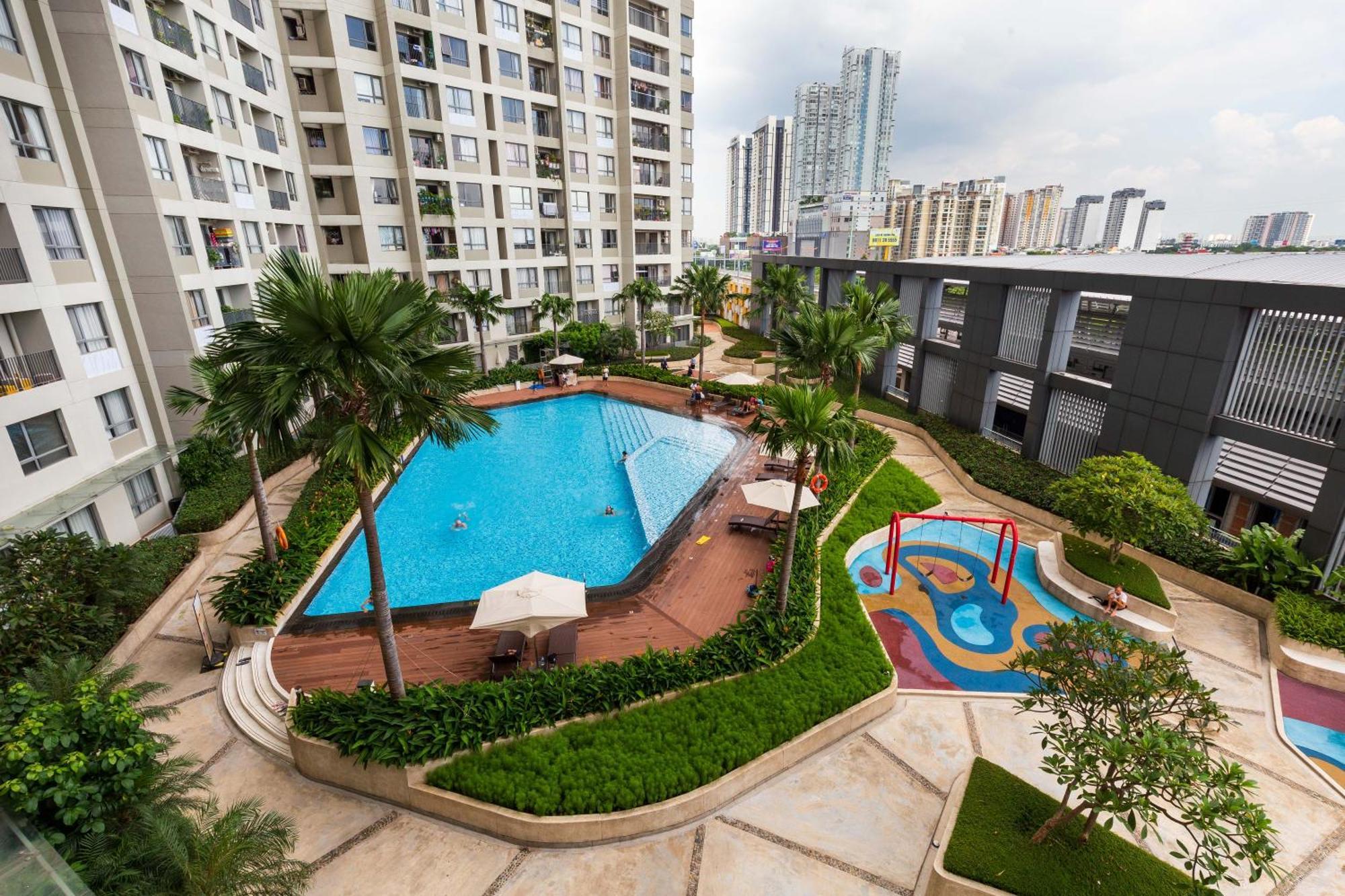 Stylist 2 Bedrooms Apartment Ho-Chi-Minh-Stadt Exterior foto