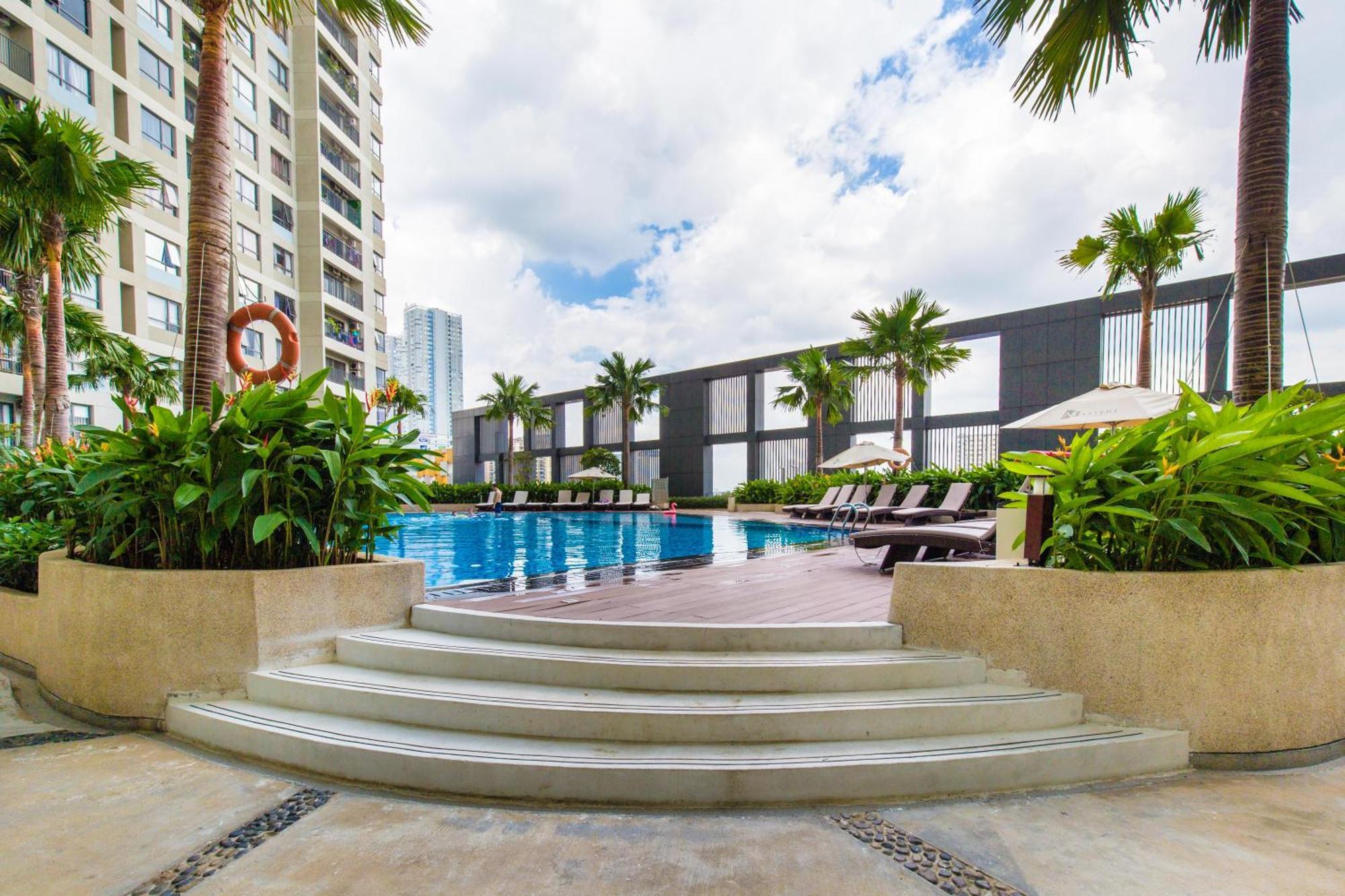 Stylist 2 Bedrooms Apartment Ho-Chi-Minh-Stadt Exterior foto