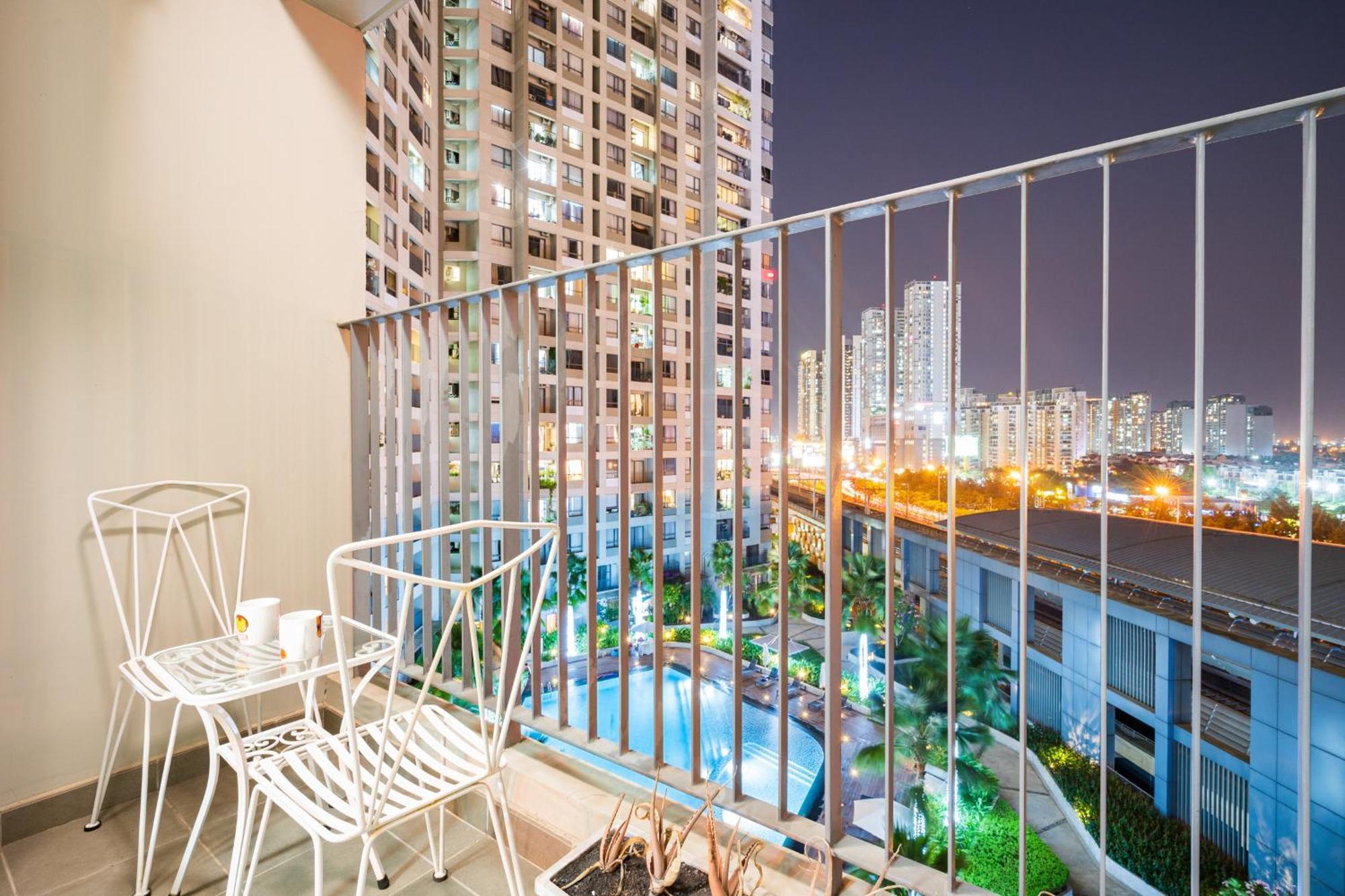 Stylist 2 Bedrooms Apartment Ho-Chi-Minh-Stadt Exterior foto
