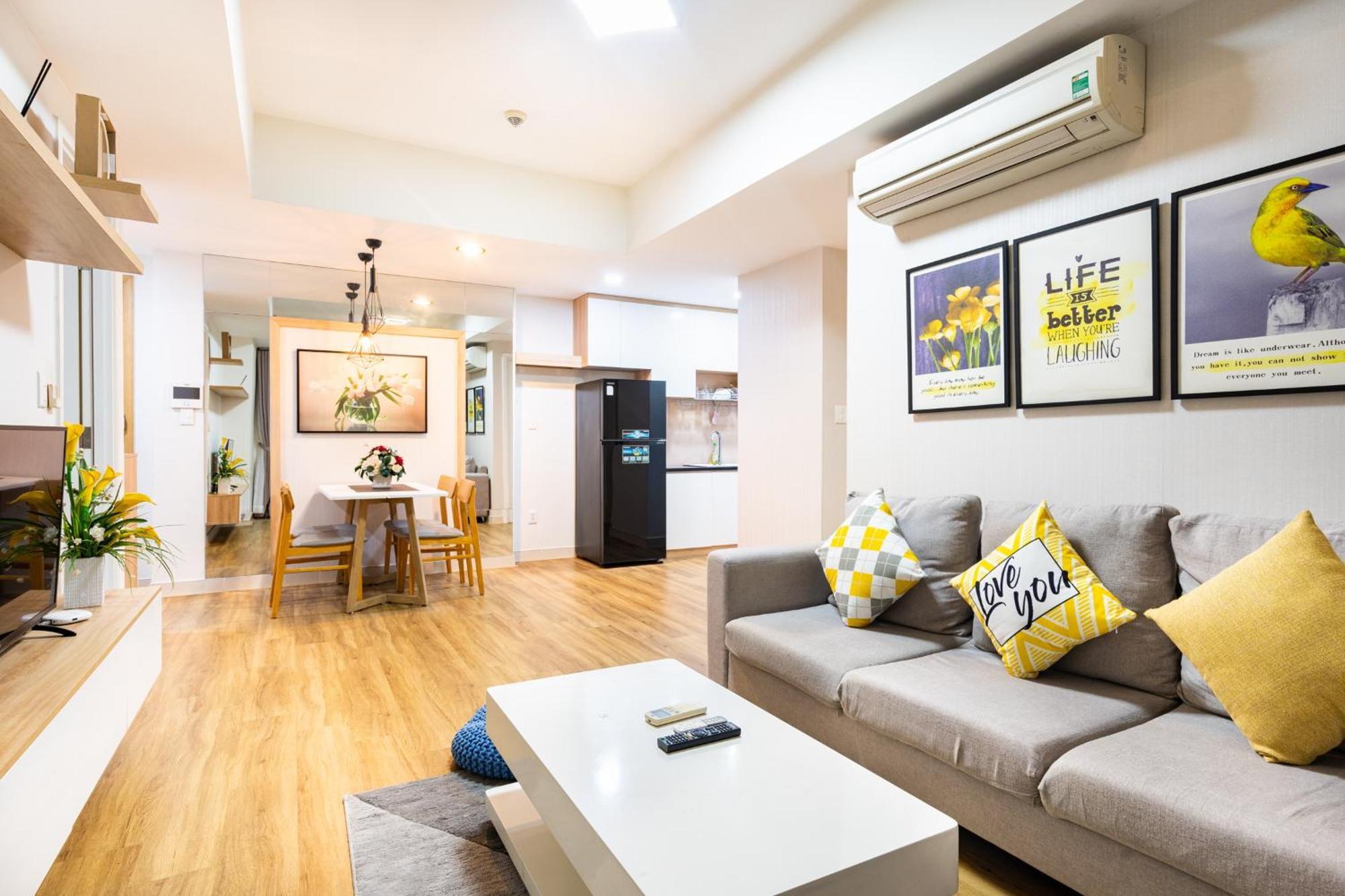 Stylist 2 Bedrooms Apartment Ho-Chi-Minh-Stadt Exterior foto
